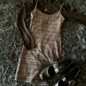 Plaid Bodycon Minidress